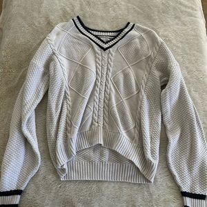 Hollister oversized knit sweater.